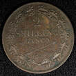 2 Skilling Sweden Oscar I Copper 1846  Banco 33.5 mm Mintage-56,000 KM#664 (564) Uncertified