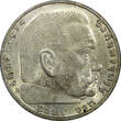 Mark Germany - Third Reich Silver 1938 E 2 Reichs  Hindenburg KM# 93 (22 418) Uncertified