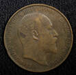 India 1 Penny Great Britain Edward VII Bronze 1902  1 YEAR TYPE KM# 794.1 (22 510) Uncertified