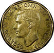 United Kingdom 3 Pence Great Britain George VI Nickel-Brass 1943  WWII Issue High Grade KM849(8) Uncertified