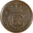 2 Øre Denmark Christian X Bronze 1916 VBP GJ  KM# 813.1 (21 715) Uncertified