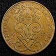 5 Öre SWEDEN Gustaf V Bronze 1935  aUNC KM# 777.2 (24 097)