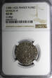 FRANCE Charles VI 1380-1422 Silver FLORET NGC AU50 Tours Duplessy-417B (010)