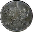 1 Öre Sweden Gustaf V Iron 1946  Choice Unc KM# 810 (21 875) Uncertified