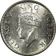 1/4 Rupee India-British George VI Silver 1940 (B)  Bombay UNC KM# 545 (22 322) unz