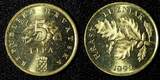 5 Lipa CROATIA Brass Plated Steel 1999  UNC KM# 5 RANDOM PICK (1 Coin) (861) unz