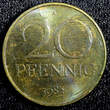 20 Pfennig Germany - Democratic Republic 1983 A  Rainbow Toned UNC KM# 11 (579) unz