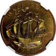 United Kingdom 1/2 Penny Great Britain George VI 1950  NGC PF65 RB 1 GRADED HIGHEST KM# 868 (19)