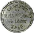 5 Centimes ALGERIA 1915  Token Bone Chamber of Commerce NGC UNC DETAILS KM# TnC1 NGC unz DETAILS KM