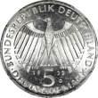 5 Mark GERMANY Silver 1973 G  Frankfurt National Assembly NGC MS63 KM#137 (031)