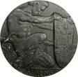 Medal AUSTRIA Zinc Red Cross War  1914-1915. WWI Patriotic 45mm SCARCE (284)