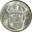 10 Öre Sweden Gustaf V (1907-1950) Silver 1942 G  Last Year GEM BU KM# 780 (078) Uncertified