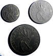 Denmark LOT OF 3 COINS Zinc WWII 1942-1944 5, 2 ,1 Ore KM# 834a 832 833a (94) Uncertified
