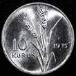 Türkiye 10 Kurus Turkey 1975  FAO Agricultural Progress Series BU KM# 898a (24 251) Uncertified