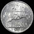 10 Centimos SPAIN Aluminum 1953  LAST YEAR FOR TYPE UNC KM# 766 (24 059) unz