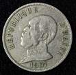 50 Centimes Haiti General Pierre Nord-Alexis 1907  1st Year Type KM# 56 (27 992) Uncertified