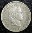 5 Rappen SWITZERLAND Nickel 1932  1st Year Type UNC Toned KM# 26b (23 368) unz