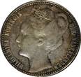 1 Gulden Netherlands Wilhelmina I Silver 1898  Coronation Brooch Pin KM# 122.1(3) Uncertified