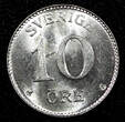 10 Öre SWEDEN Gustaf V Silver 1941 G  ch.UNC KM# 780 (26 646) unz
