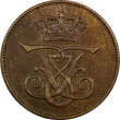 Bronze Denmark Frederik VIII  1912 VBP; GJ 2 Ore Choice XF KM# 805 (9983) Uncertified