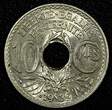 10 Centimes France Nickel-Bronze 1939  with dots around date UNC KM# 889.1 (844) unz