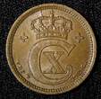 Bronze Denmark Christian X  1915 VBP; GJ 2 Ore UNC KM# 813.1 (27 692) unz