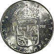 1 Krona SWEDEN Gustaf VI Silver 1952-1968 TS  UNC/BU KM# 826 RANDOM PICK (1 COIN) unz