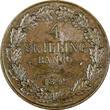 4 Skilling Sweden Oscar I Copper 1849  Banco 37.2 mm 1st Year Type KM# 672 (679) Uncertified