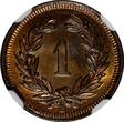 1 Rappen Switzerland Bronze 1913 B  NGC MS64 RB HELVETIA KM# 3.2 (030)
