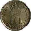 Norway Haakon VII 1921 25 Ore NGC MS62 3 YEARS TYPE TOP GRADED BY NGC KM# 381(7)