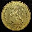 50 Pennia Finland Aluminum-Bronze 1965 S  UNC/BU Toned KM# 48 (24 110) unz