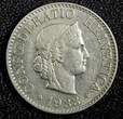 10 Rappen Switzerland Nickel 1933 B  KM# 27b (23 894) Uncertified