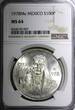100 Pesos Mexico ESTADOS UNIDOS MEXICANOS Silver 1978 Mo  NGC MS64 KM# 483.2 (07)