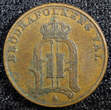Bronze Sweden Oscar II  1905 1 Öre extra Large letters KM# 750 (22 143) Uncertified