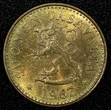 Finland Aluminum-Bronze 1967 10 Penniä KEY DATE UNC/BU KM# 46 (23 984) unz