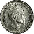 SWEDEN Oscar I Silver 1856 S.T. 25 Ore KM# 684 (15 567) Uncertified