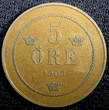 5 Öre SWEDEN Oscar II Bronze 1903  27mm Mintage-243,000 KM# 757 (23 168) Uncertified