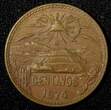 20 Centavos Mexico ESTADOS UNIDOS MEXICANOS Bronze 1974 Mo  KM# 441 (27 523) Uncertified