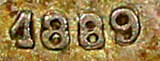 889 1/4 Real 1889/889 Guatemala Silver 1889/ KM# 158 (22 677) Uncertified