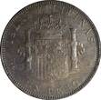 1897 Peso 1897 Philippines Alfonso XIII Silver  aUNC Nice Toned KM# 154 (28 103)