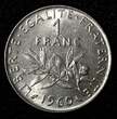 1 Franc FRANCE Nickel 1960  UNC KM# 925.1 (27 743) unz