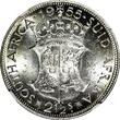 1/2 Shillings South Africa Elizabeth II Silver 1955 2- NGC MS61 KM# 51 (027)