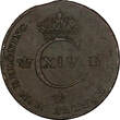 1 Skilling Sweden Carl XIV Johan Copper 1820  Oblique KEY DATE VF SCARCE KM597(9) Uncertified