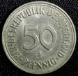 50 Pfennig Germany - Federal Republic Copper-Nickel 1950 D  Munich KM# 109.1 (1) Uncertified