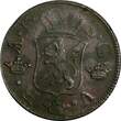 SWEDEN Adolf Frederick Copper 1761 S.M. 2 Ore Mintage:422,000 KM#461 (14 629) Uncertified