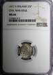 25 Pennia Finland Silver 1917 S  Civil War Coinage NGC MS66 GEM BU KM#19 (19)