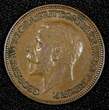 United Kingdom 1928 Farthing 1928 Great Britain George V Bronze  Choice XF KM# 825 (27 001) Uncertified