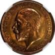 United Kingdom 1931 Farthing 1931 Great Britain George V Bronze  NGC MS64 RB NICE RED KM# 825 (034)