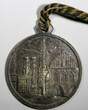 Bronze GERMANY Silvered  Munchen Bayern Medal Deschler 1890 37mm+Loop (18 359)