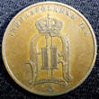 Bronze SWEDEN Oscar II (1872-1907)  1892 5 ORE Mintage-586,000 KM# 757 (23 179 ) Uncertified